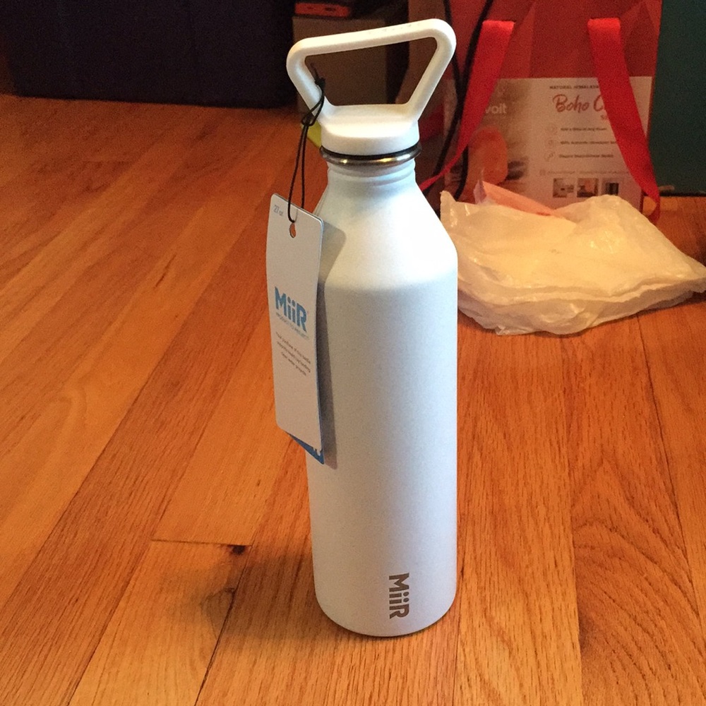 NWT White MiiR Stainless Steel Water Bottle